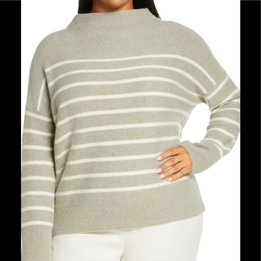 Vince Cashmere Breton Sweater